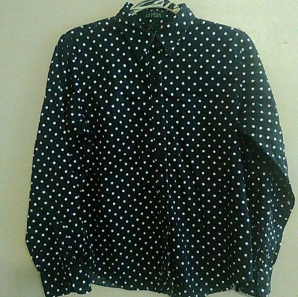 Lauren Ralph Lauren Women's Button Front Shirt.